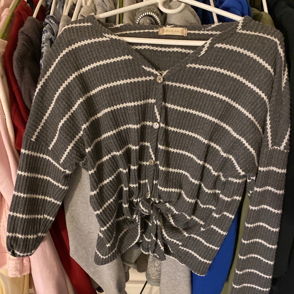 striped altered state top